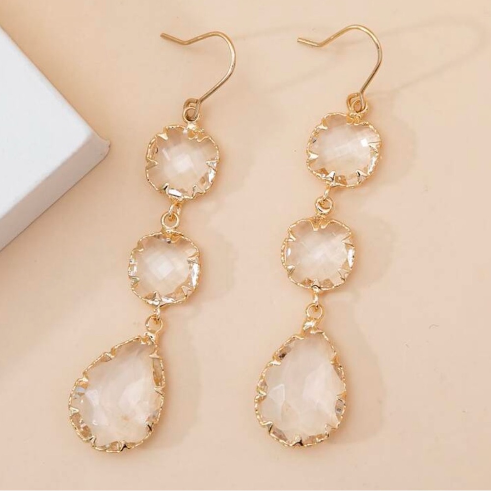 Crystal Dangle Earrings